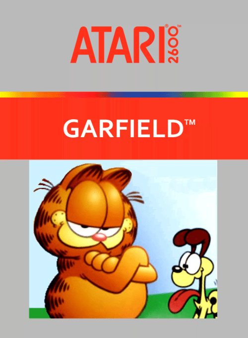 Garfield box art for Atari 2600